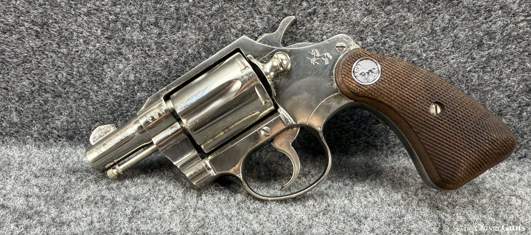 Colt Cobra .38 nickel-plated