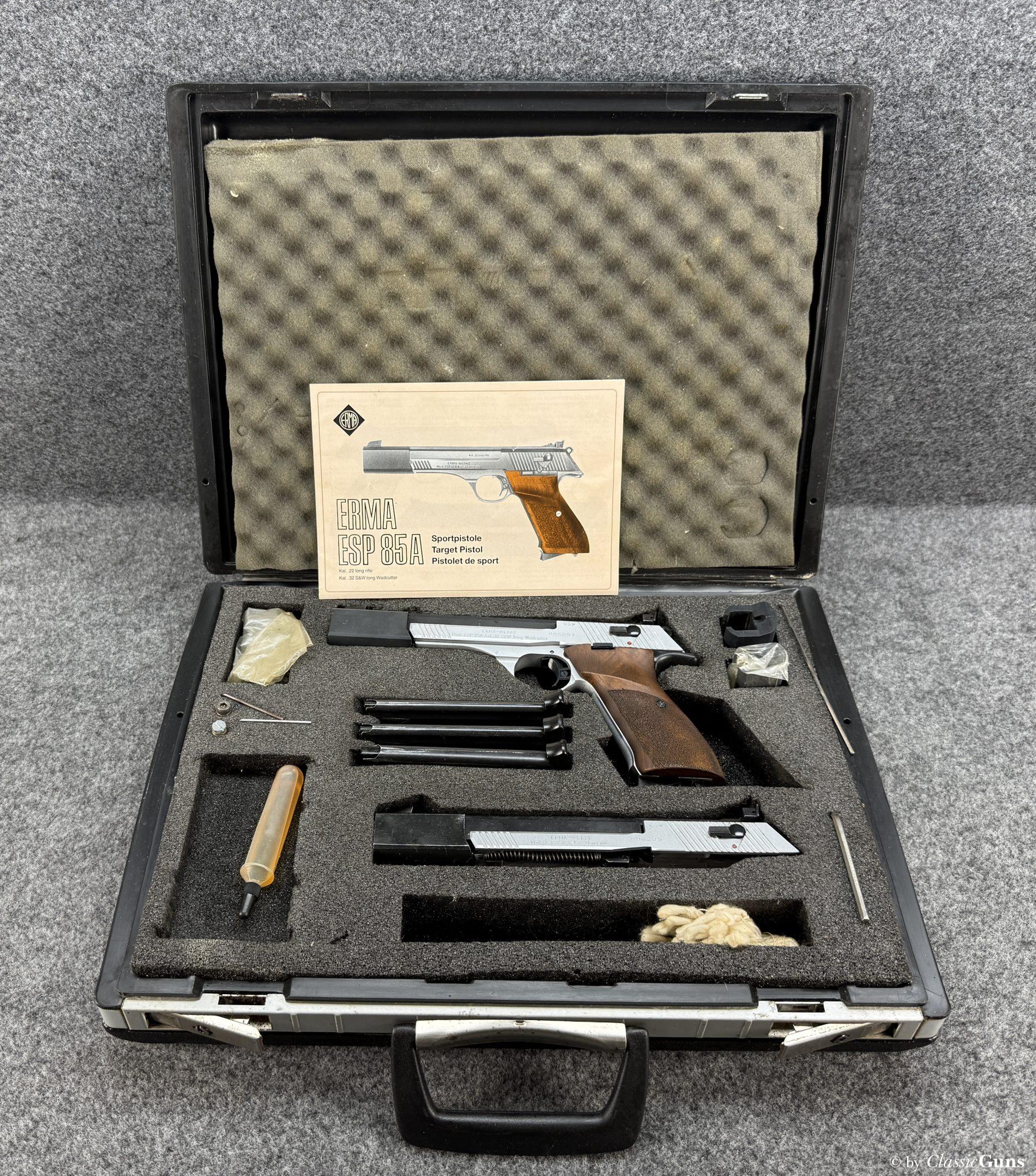 Erma ESP 85 .32 with conversion unit .22